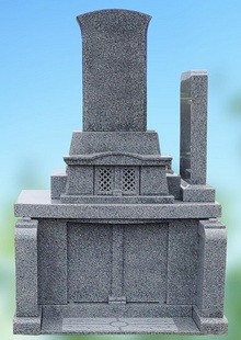 納骨室・法名塔付和洋型墓石